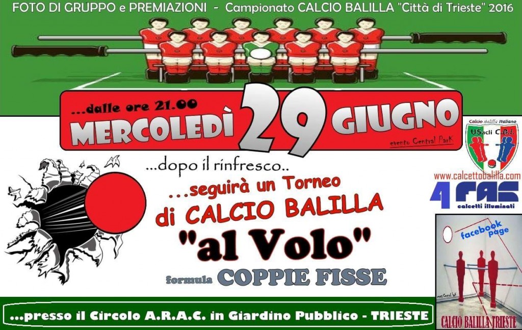 Trieste calcio balilla