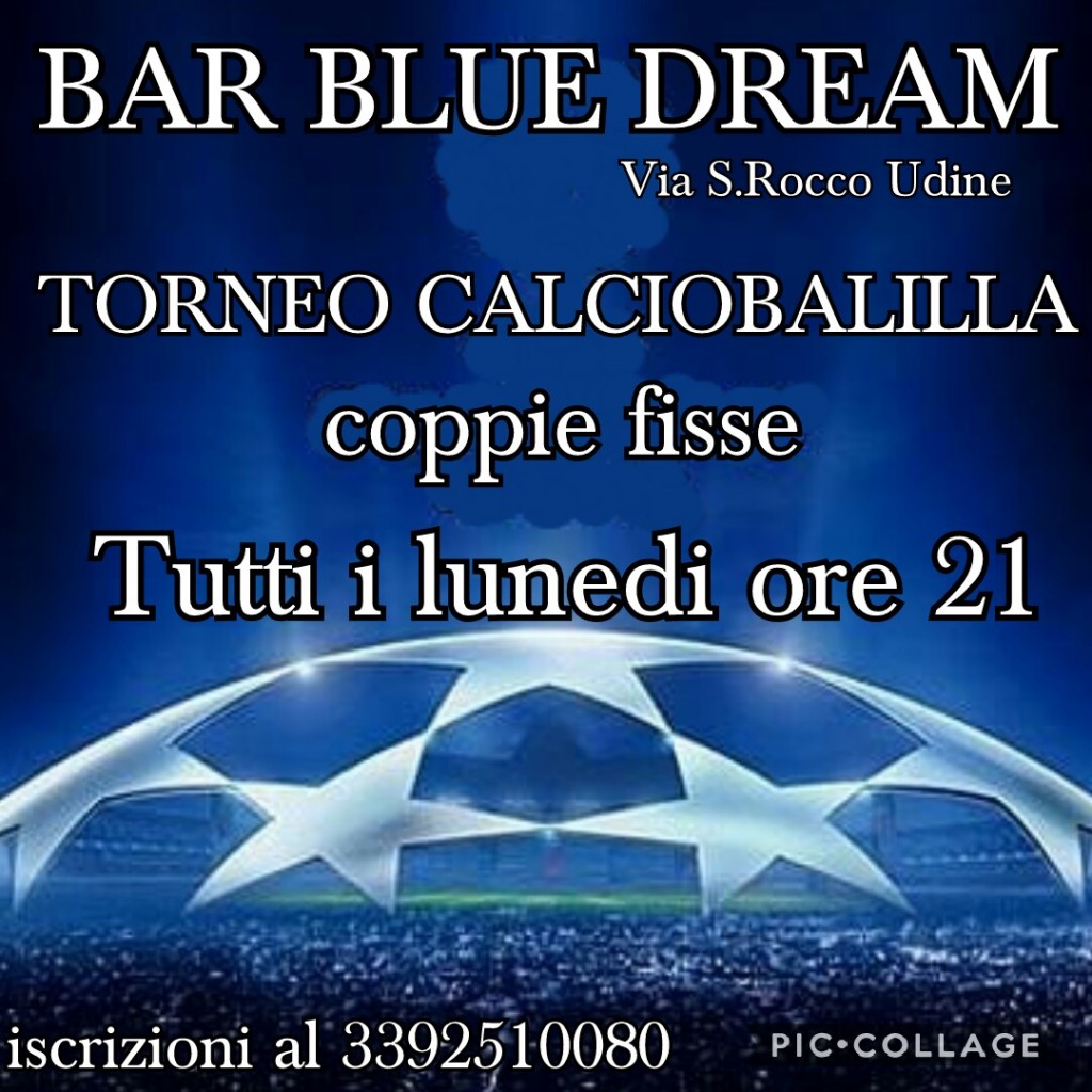 Torneo Bar Blue Dream Udine