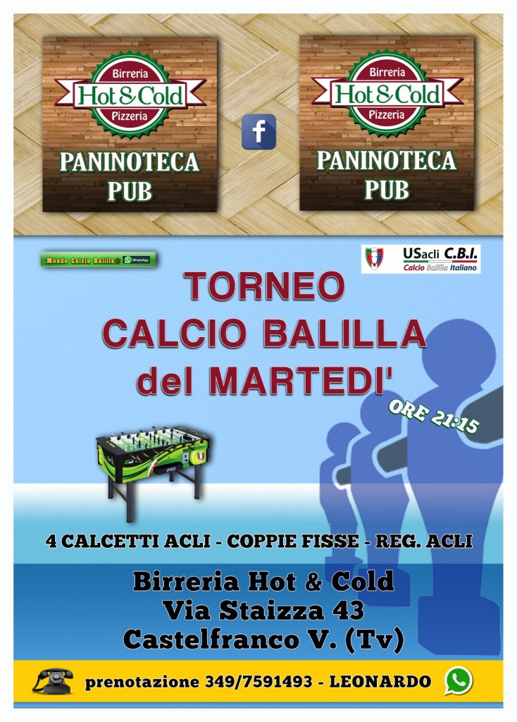 Hot & Cold martedì