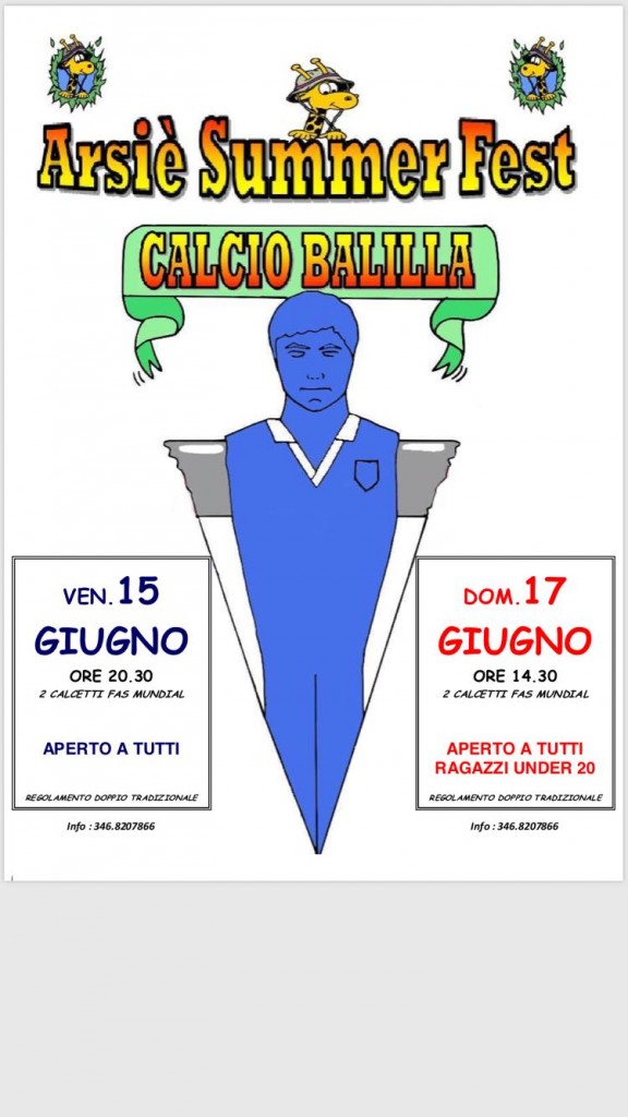 Arsiè calciobalilla