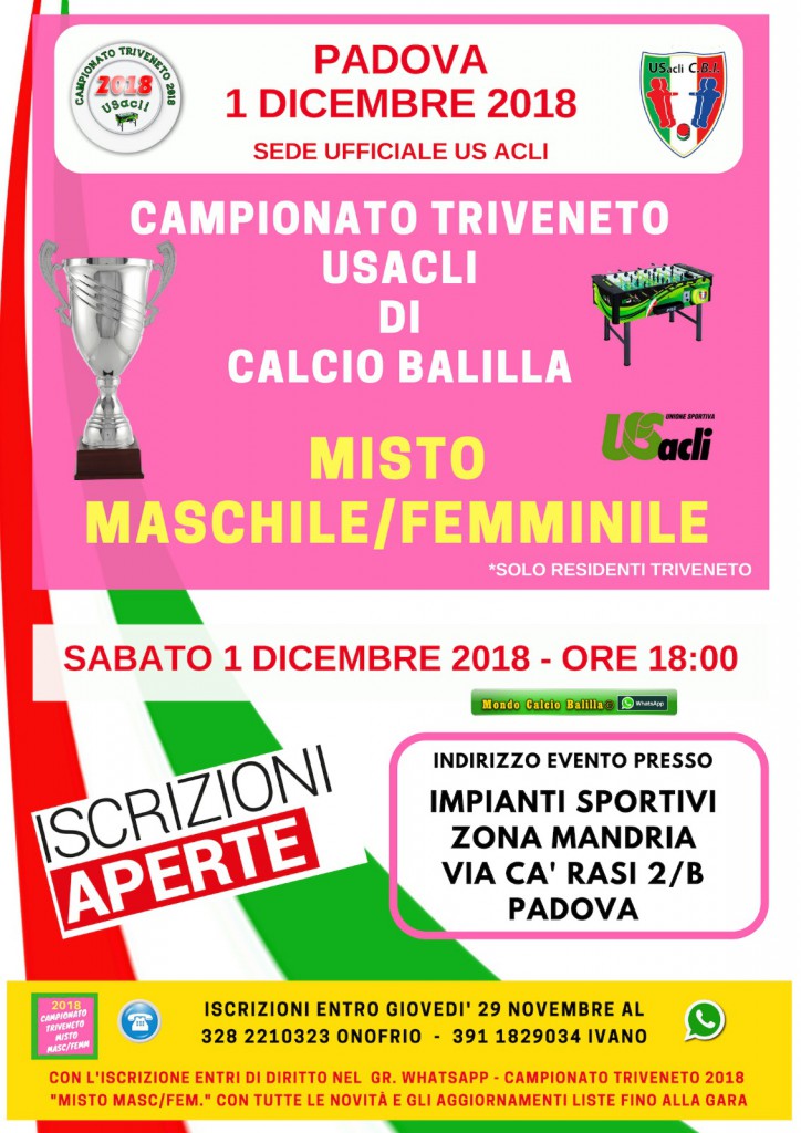 Campionato Triveneto Misto 2018